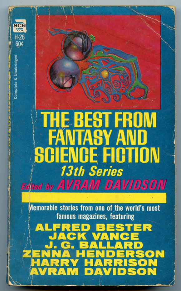 Best from Fantasy and Science Fiction, 13th Series, edited by Avram Davidson