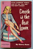 Death is the Last Lover, by Henry Kane