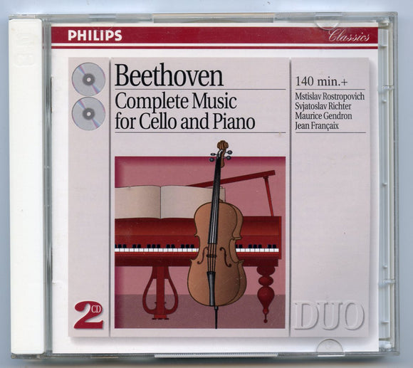 Complete Music for Cello and Piano, by Ludwig van Beethoven [CD]