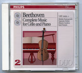 Complete Music for Cello and Piano, by Ludwig van Beethoven [CD]