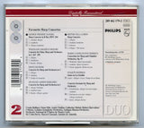 Favorite Harp Concertos, by Handel, Mozart, Eichner, Boieldieu, Villa-Lobos, Castelnuovo, Tedesco, Rodrigo [CD]