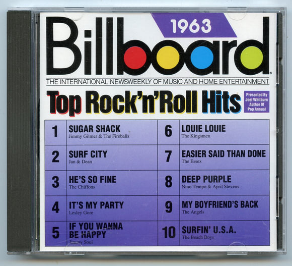 1963 Billboard Top Rock 'n' Roll Hits [CD]
