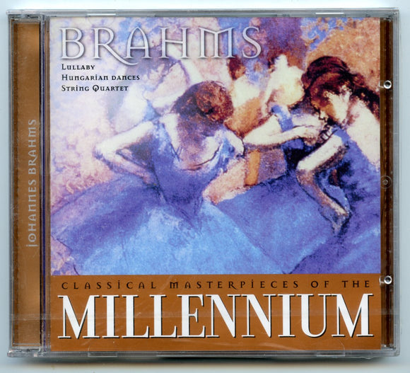 Johannes Brahms, Classical Masterpieces of the Millennium No. 10 [CD]