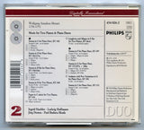 Mozart Music for 2 Pianos, Piano Duets, by Ingrid Haebler, Ludwig Hoffmann, Jorg Demus, and Paul Badura Skoda [CD]