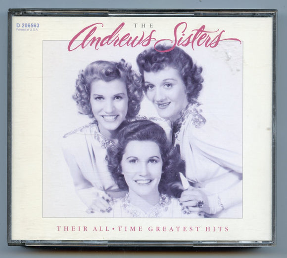 Their All-Time Greatest Hits, by The Andrew Sisters [CD]