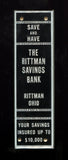 Hittman, OH, Container Bank, The Hittman Savings Bank
