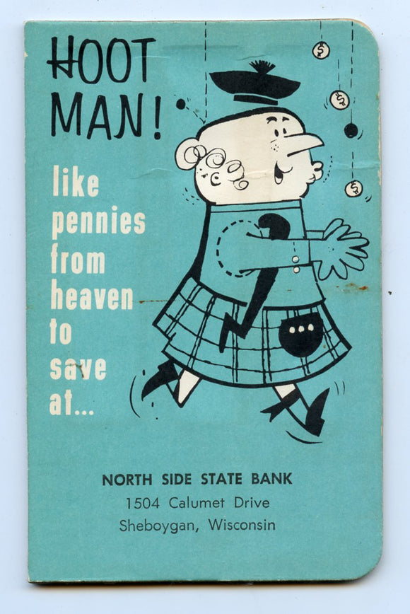 Dime Bank Saver, North Side State Bank, Sheboygan, WI