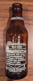 Shorty Beer Bottle from the Rhinelander Brewing Company, Rhinelander, WI