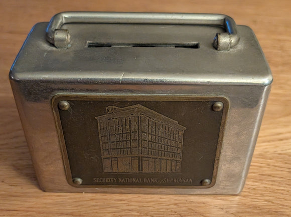 Sheboygan WI, Container Bank, Security National Bank [Collectible]