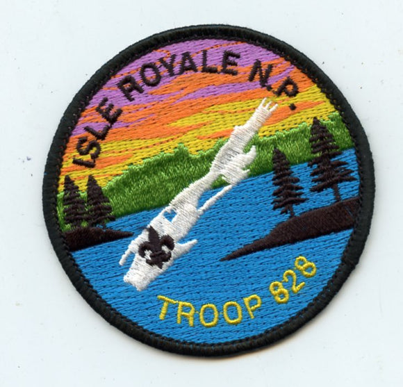 Isle Royale N. P. Troop 828 [Patch]