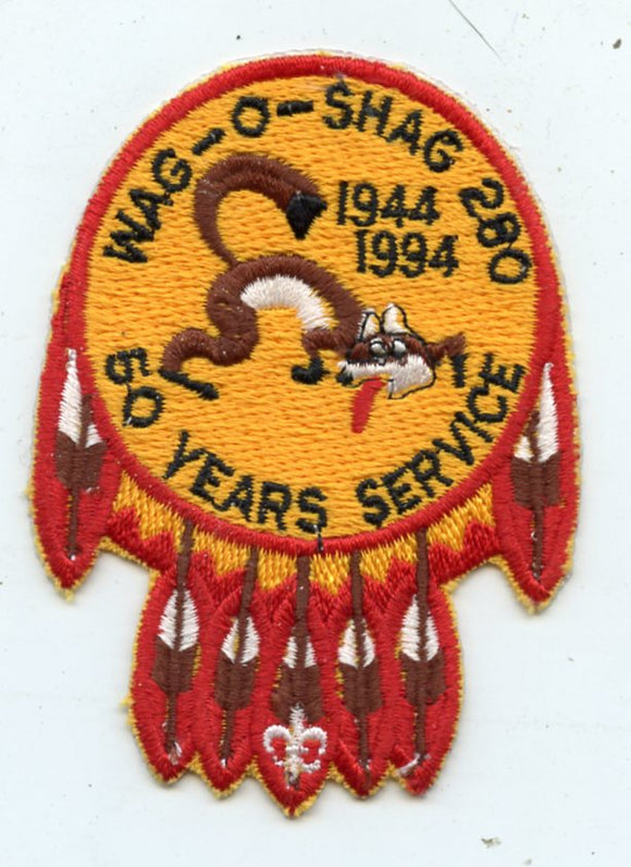 Wag-O-Shag 280, 60 Years Service, 1944-1994 [Patch]