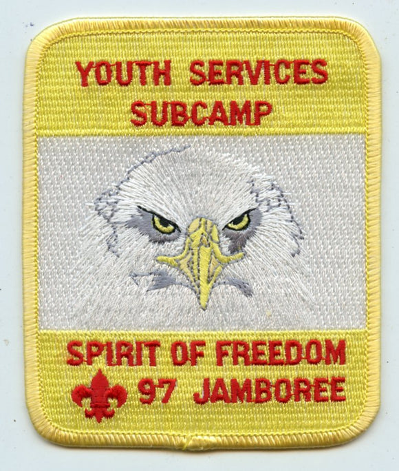 Youth Services Subcamp, Spirit of Freedom Jamboree, 1997 [Patch]