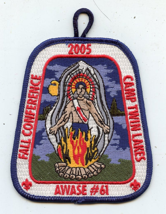 Fall Conference, Camp Twin Lakes, AWASE #61, 2005 [Patch]