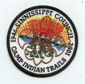 Sinnissippi Council, Camp Indian Trails, 1946-2001 [Patch]