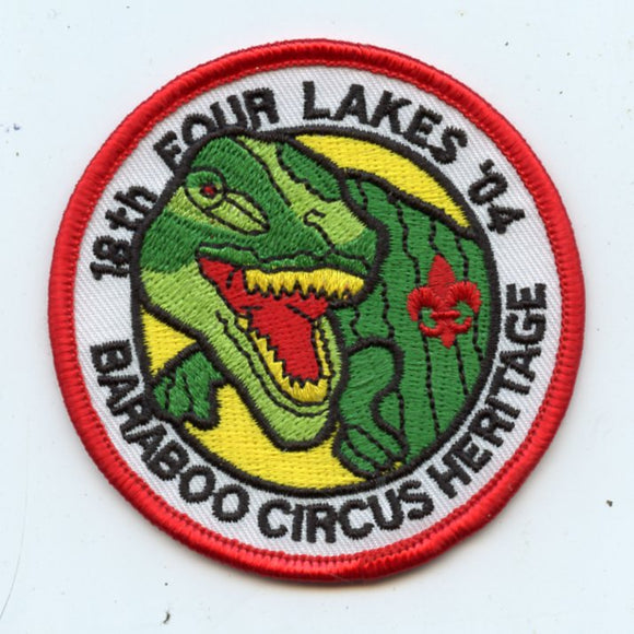 Baraboo Circus Heritage, 18th Four Lakes '04 [Patch]