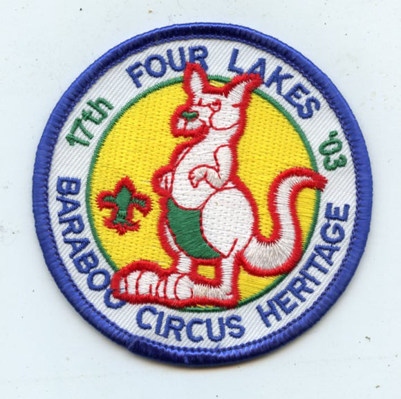 Baraboo Circus Heritage, 17th Four Lakes '03 [Patch]
