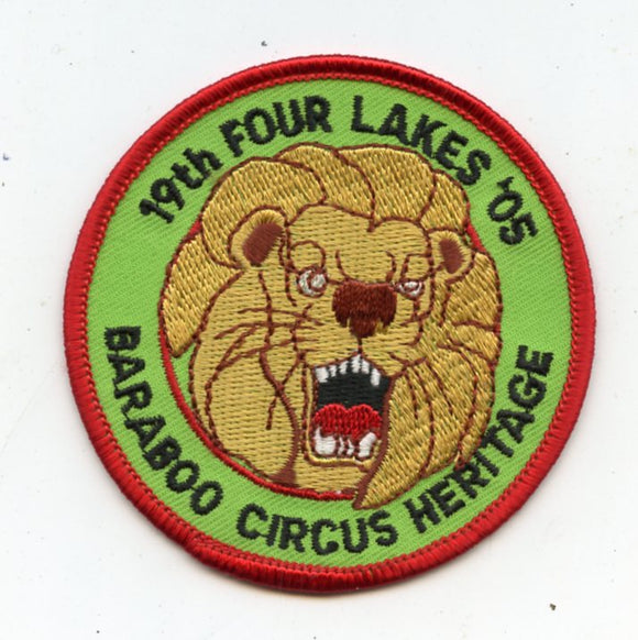 Baraboo Circus Heritage, 19th Four Lakes '05 [Patch]