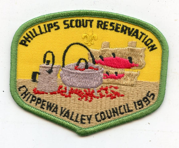 Phillips Scout Reservation, Chippewa Valley Council 1995 [Patch]