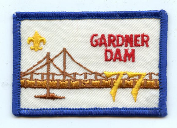 Gardner Dam. 1977, BSA [Patch]
