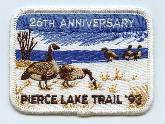 Pierce Lake Trail, '93, 26th Anniversary, BSA [Patch]