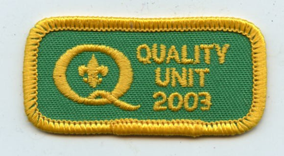 Quality Unit 2003, BSA [Patch]