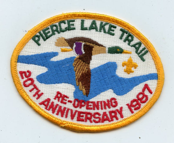 Pierce Lake Trail, Re-Opening, 20th Anniversary 1987 [Patch]