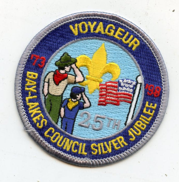 Bay-Lakes Council Silver Jubilee 25th 1973-1998, Voyager [Patch]