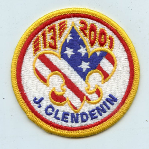 J. Clendenin, 13, 2001 [Patch]