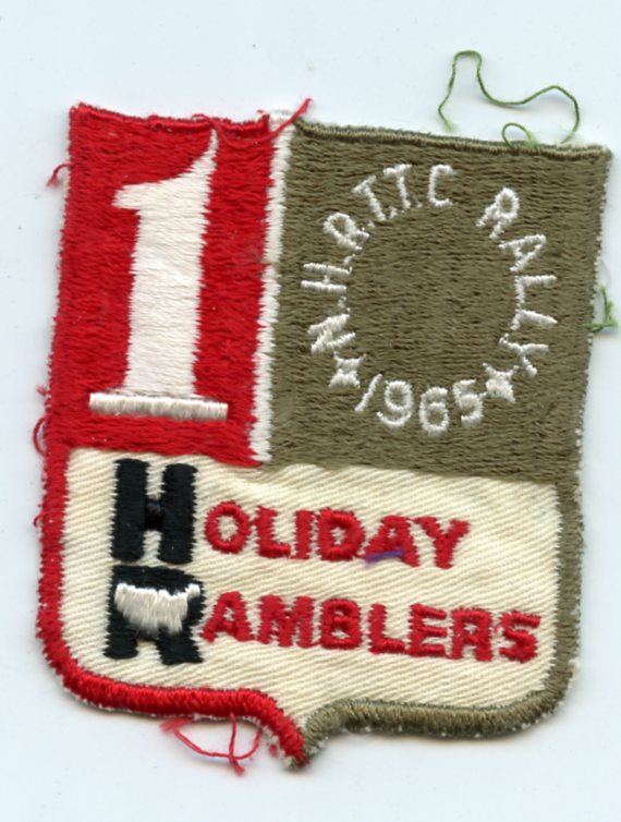 NHRTTC Rally, 1965, Holiday Ramblers [Patch]