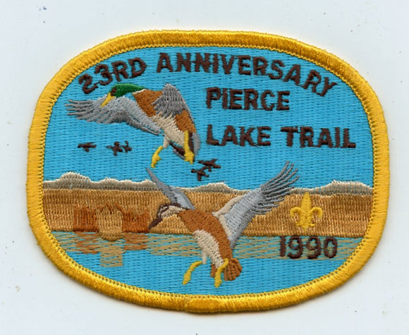 Pierce Lake Trail, 1990, 23rd Anniversary [Patch]