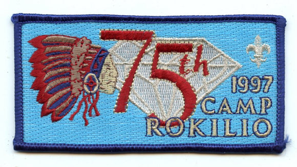 Camp Rokilio, 1997, 75th [Patch]
