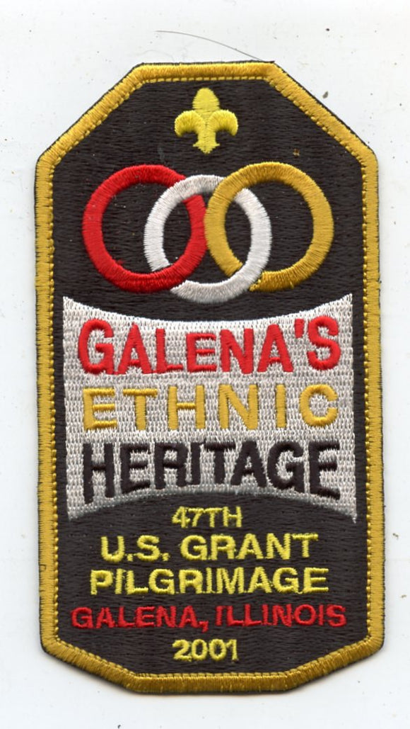 Galena's Ethnic Heritage, 47th US Grant Pilgrimage, Galena, Illinois, 2001 [Patch]