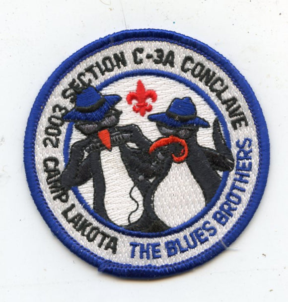 Section C-3A Conclave 2003, Camp Lakota, The Blues Brothers [Patch]