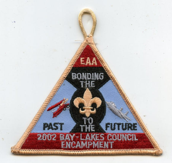 EAA 2002 Bay-Lakes Council Encampment, Bonding the Past to the Future [Patch]