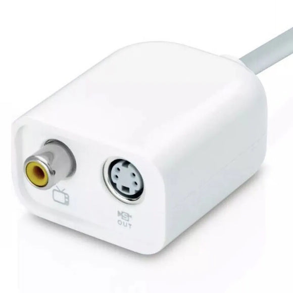 Apple Mini-DVI to Video Adapter / Mini-DVI to S-Video/Composite Adapter M9319G/A [Electronics]