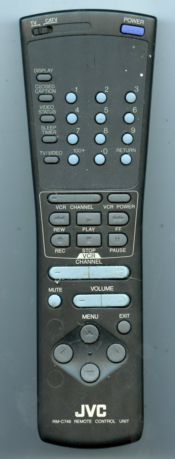 JVC TV/VCR Remote Control Unit RM-C746 [Electronics]