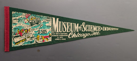Museum of Science and Industry, Chicago, IL Souvenir  [Pennant]