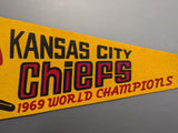 Kansas City Chiefs 1969 World Champions Souvenir  [Pennant]