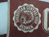 Sheboygan Central High School Redmen, Sheboygan, WI Souvenir  [Pennant]