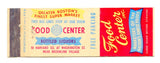 Food Center, Bottled Liquors, Brookline, MA [Matchbook Cover]