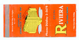 Riviera Hotel, Las Vegas, NV [Matchbook Cover]