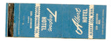 Tarpon Hotel, Tarpon Springs, FL, Albert Hotel, Albert Lea, MN [Matchbook Cover]