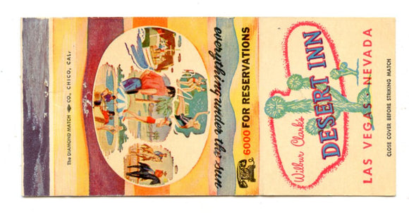 Wilber Clark's Desert Inn, Las Vegas, NV [Matchbook Cover]