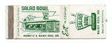 Salad Bowl Restaurant, Walnut Ridge, AR [Matchbook Cover]