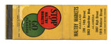 Maltby Markets, Oakland and Alameda, CA [Matchbook Cover]