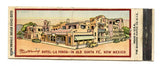 Fred Harvey Hotel La Fonda, Santa Fe, NM [Matchbook Cover]