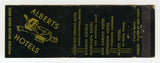 Alberts Hotels [Matchbook Cover]