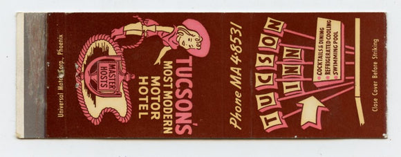 Tucson Inn, Tucson, AZ [Matchbook Cover]