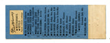 Fred Harvey Hotel El Tovar, Grand Canyon National Park, AZ [Matchbook Cover]