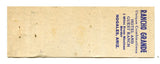 Rancho Grande Hotel and Guest Ranch, Nogales, AZ [Matchbook Cover]